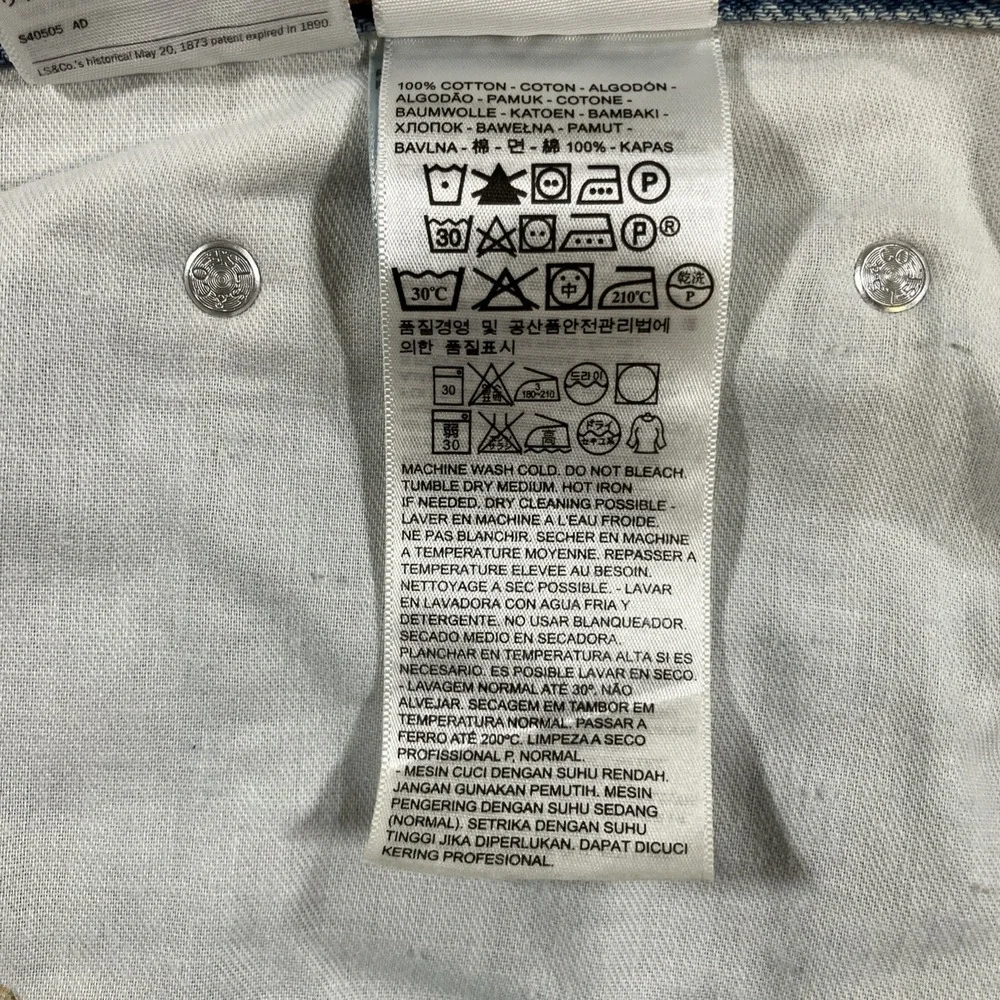 Levi's 550 Jeans Mens 38x32 Relaxed Fit Tapered Medium Wash Blue Denim
